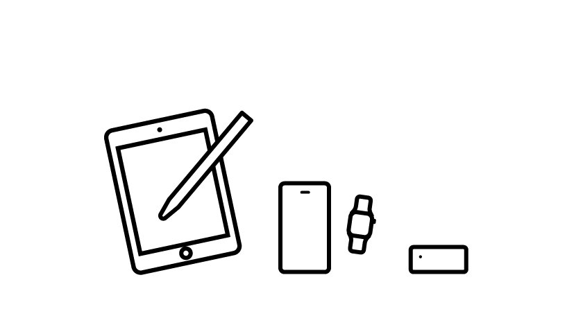 イラスト : Apple製品