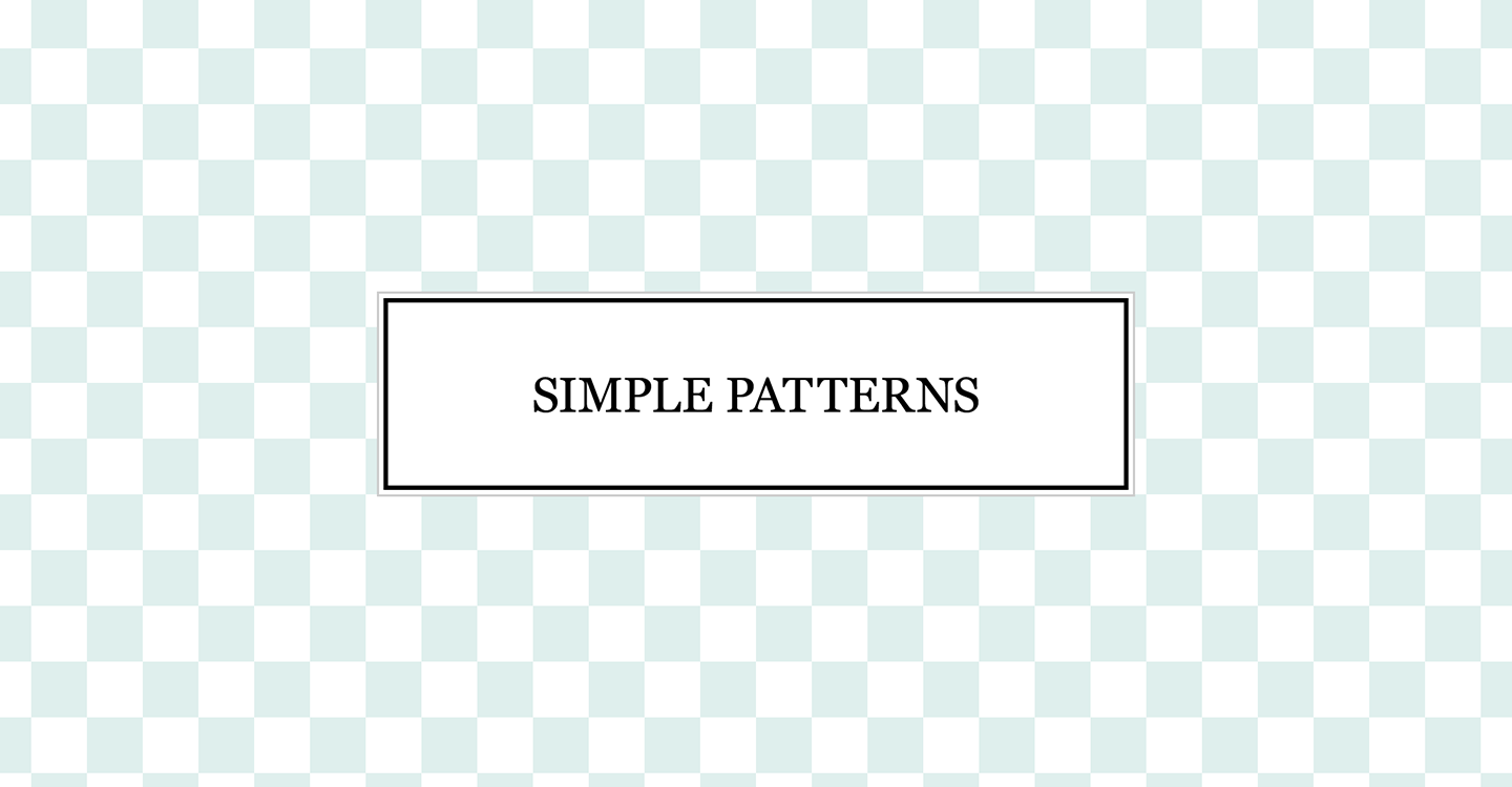 サムネ : シンプルなパターン素材集作りました