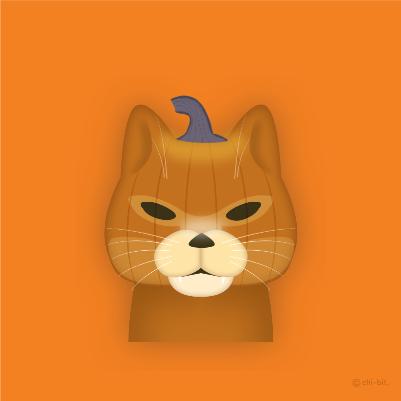 イラスト : ハロウィン猫