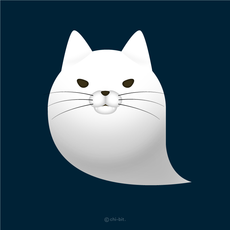 イラスト : おばけ猫