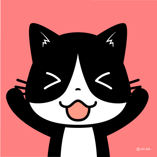 イラスト : ハチワレ招き猫