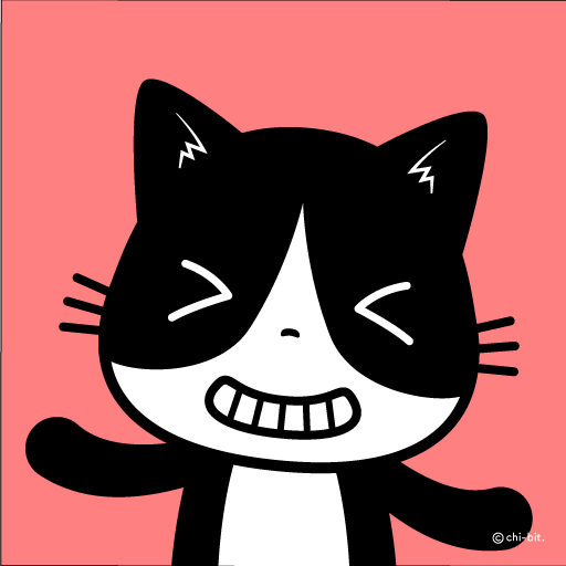 イラスト : ハチワレ招き猫