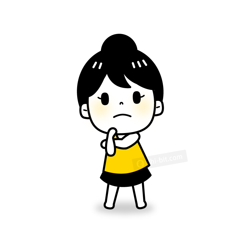 ストレッチしてる女の子のイラスト