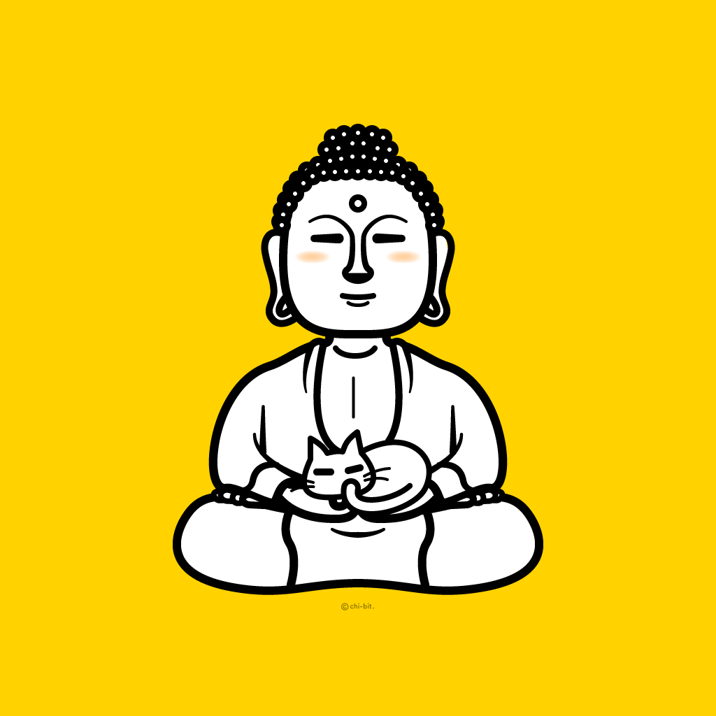 イラスト : 大仏 | Great Buddha