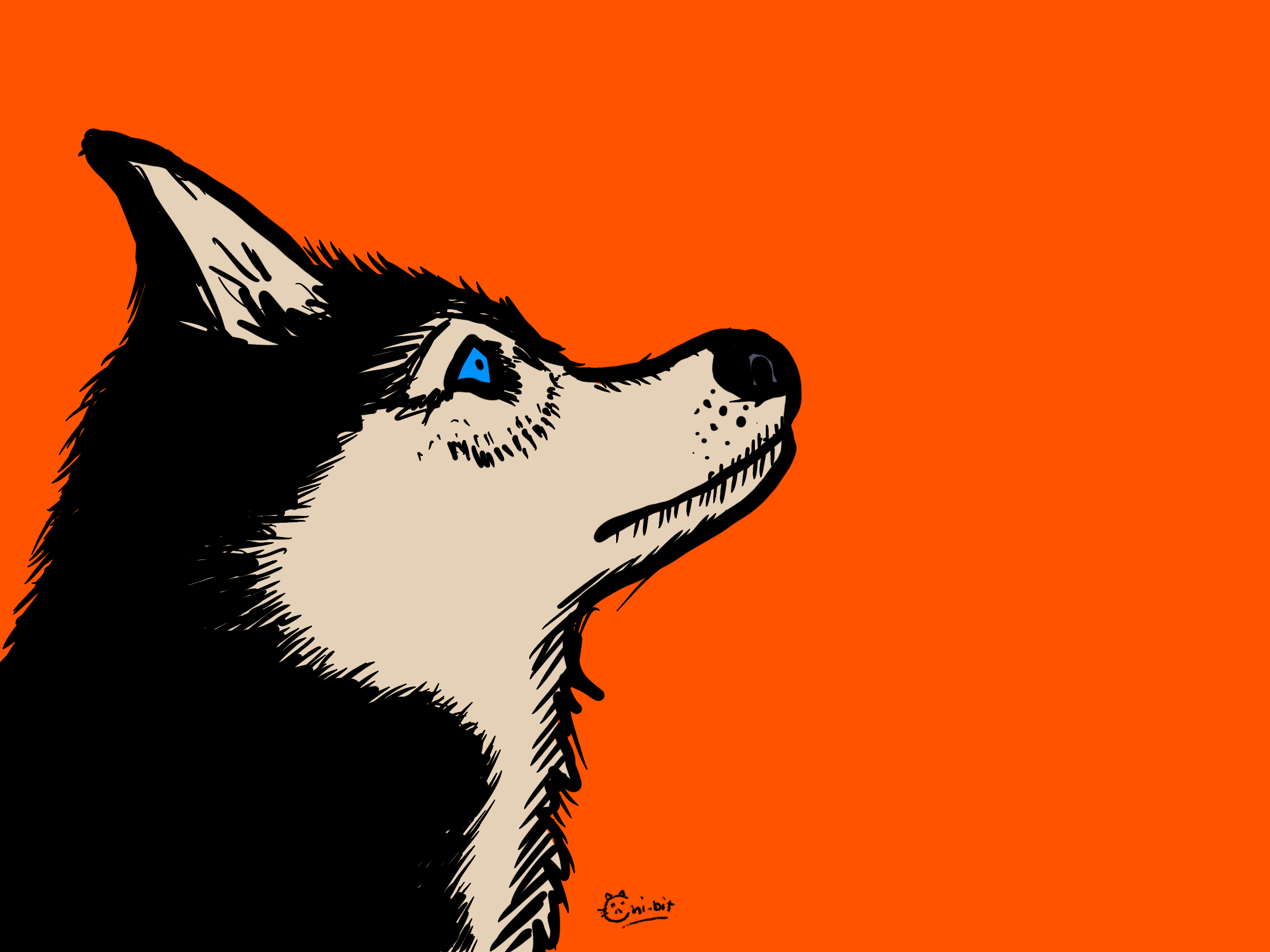 イラスト : 06. Husky