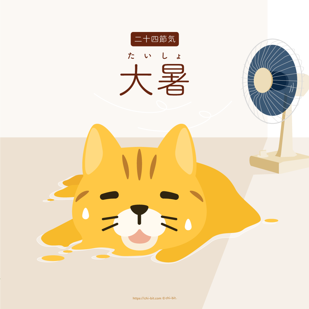 イラスト : 大暑 | Greater Heat