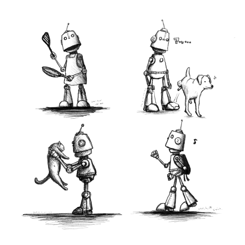 サムネ : チボット | Robot named chi-bot